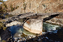 Старый мост через Чулышман