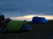 Лагерь на холодном перевале